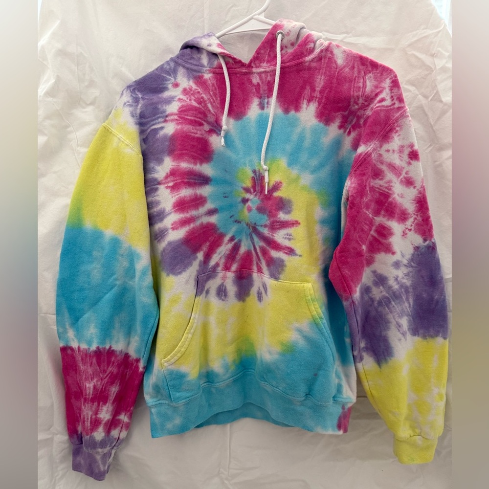 Colorful Tie-Dye Hoodie